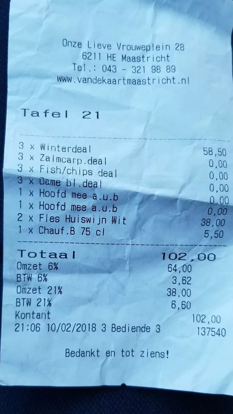 Van De Kaart