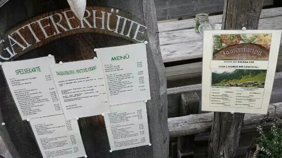 Gattererhutte Fane Alm