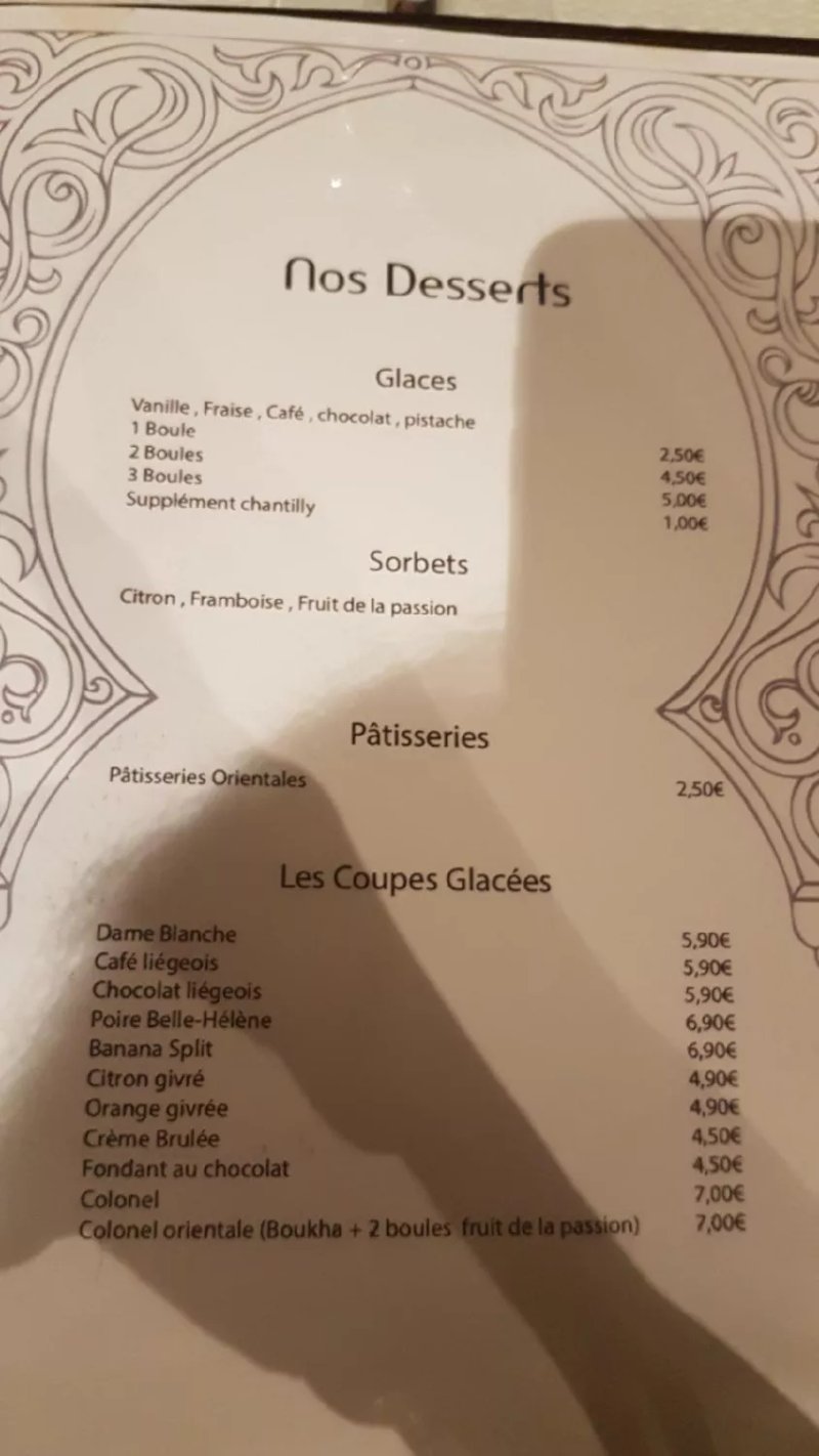 La Table Orientale