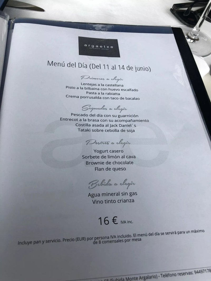 Restaurante Argaetxe