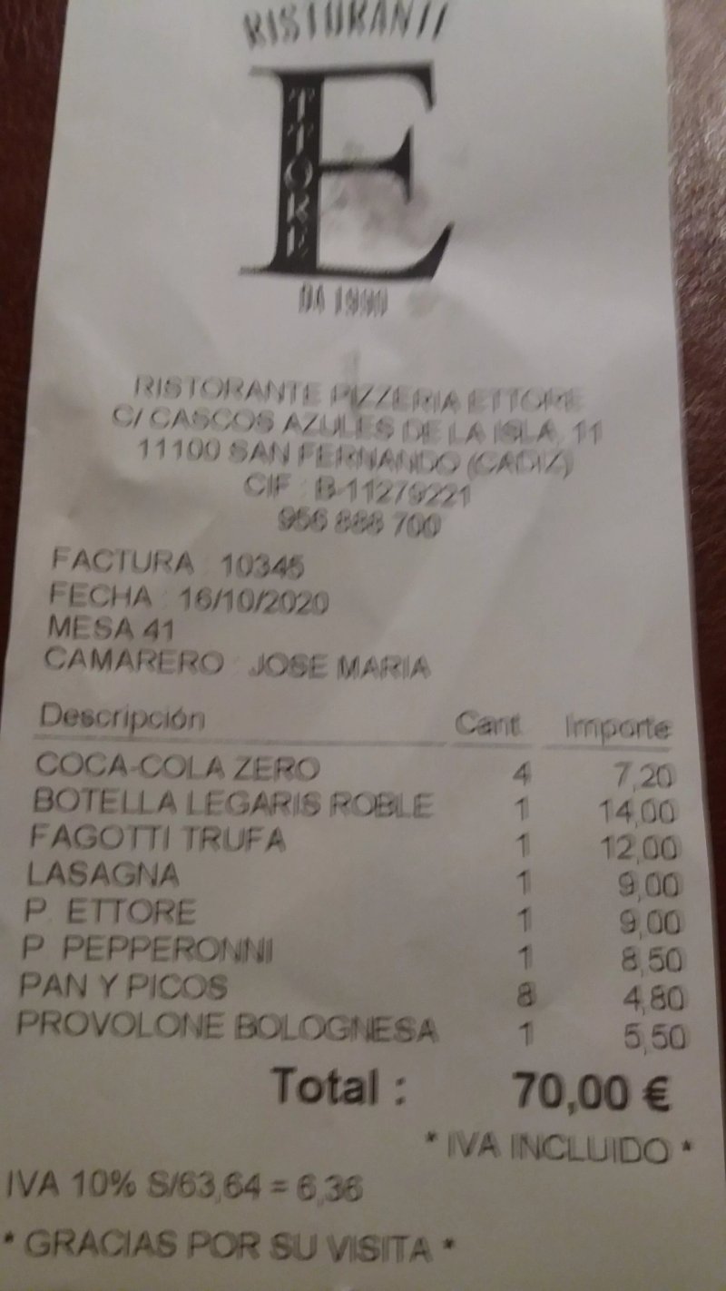 Ettore Pizzeria Ristorante