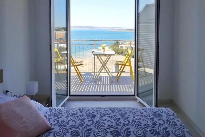 Apartment in Seline by the sea with sea view