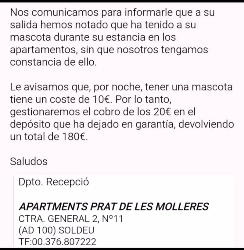 Apartaments Prat de les Molleres