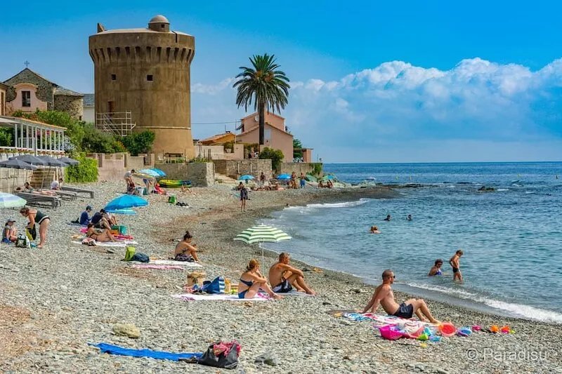 Appartement T3, à 10 min de Bastia, Terrasse vue Mer, 100m de la Plage