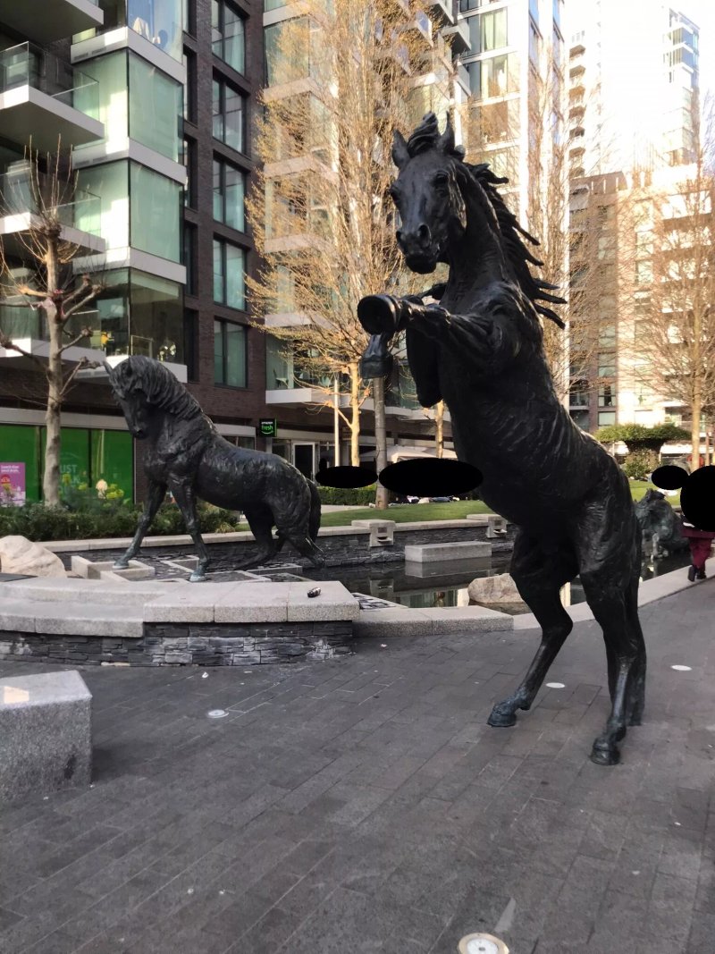 The Goodman's Field's Horses Statue