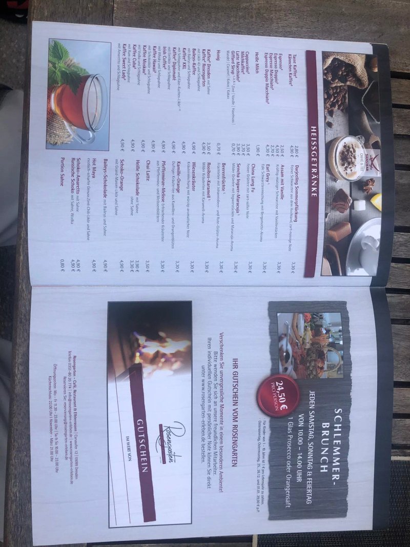 Rosengarten - Cafe, Restaurant & Elbterrassen