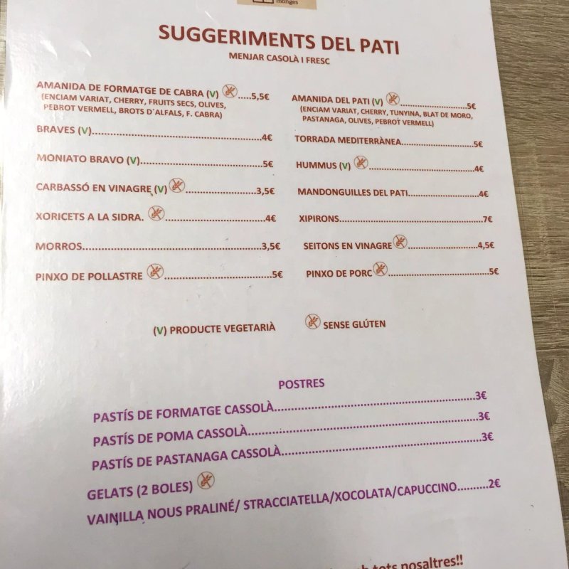 Pati de Ca les Monges