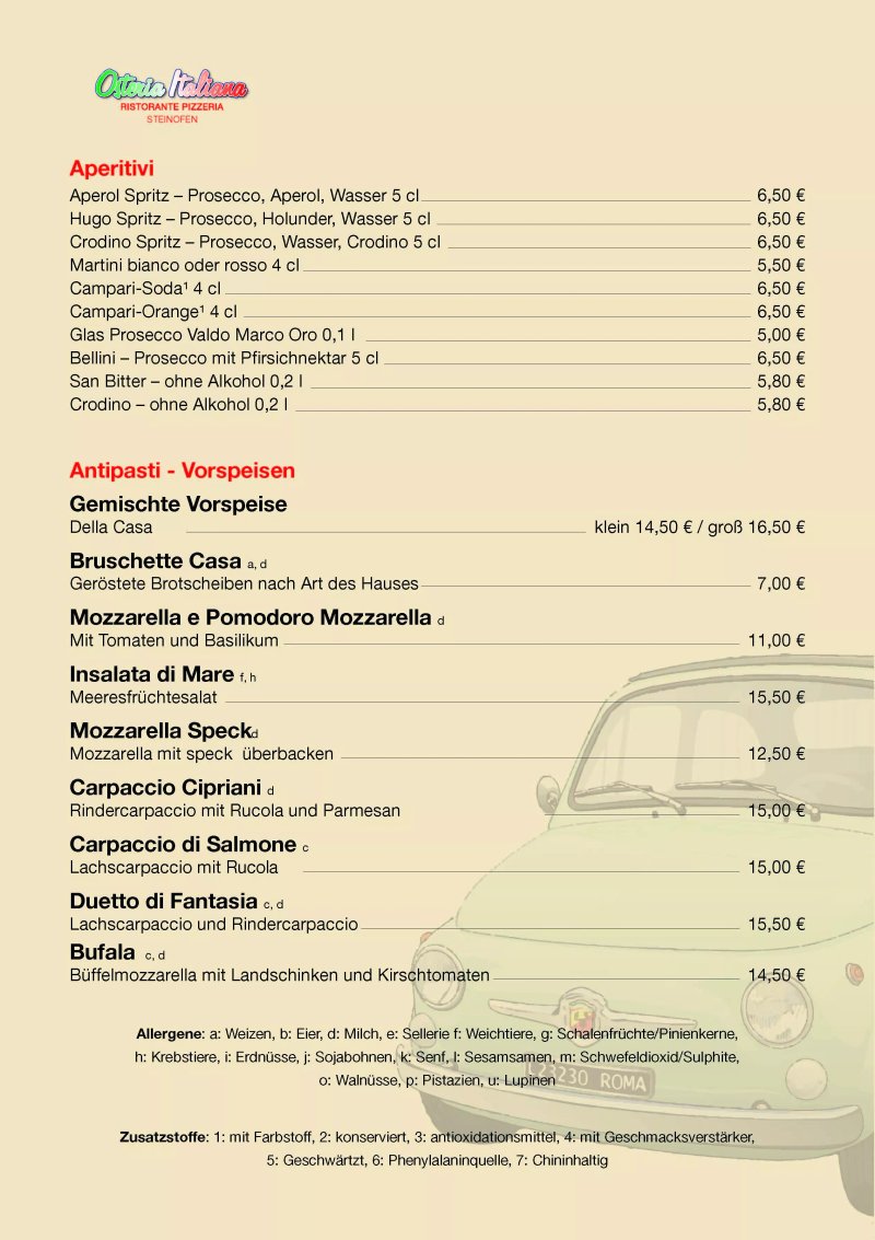 Ristorante Pizzeria Osteria Italiana
