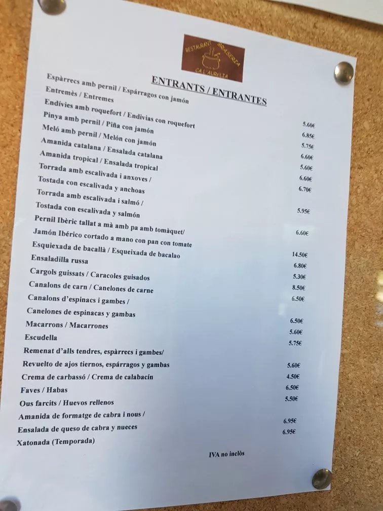 Restaurant Braseria Ca l'Aurelia