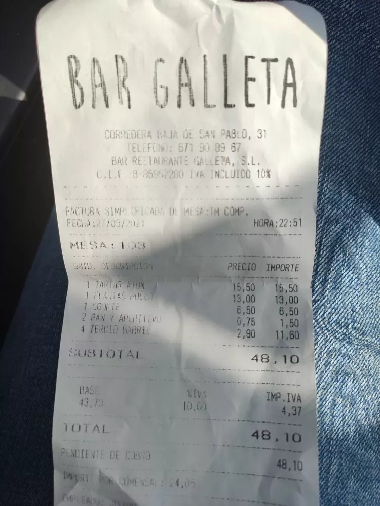Bar Galleta