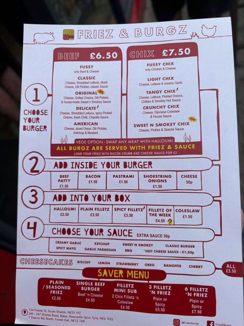Friez & Burgz South Shields