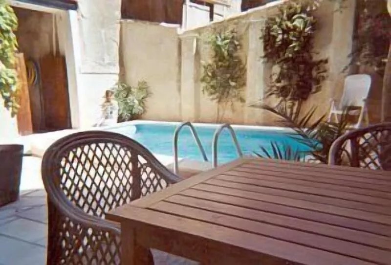 Spacious 18th century village house + courtyard with pool, plus games room