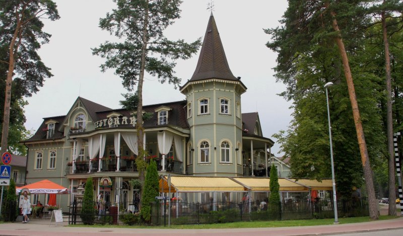 The Building of the Eiropa Hotel