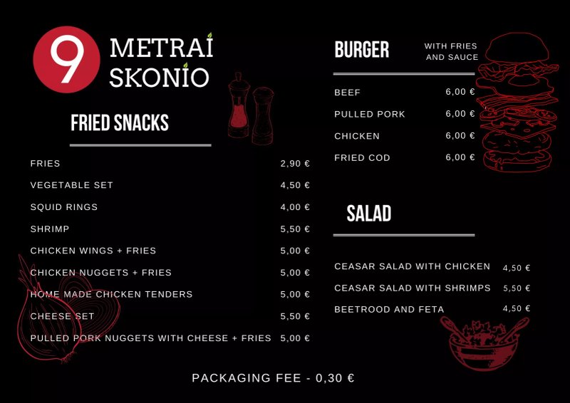 9 Metrai skonio