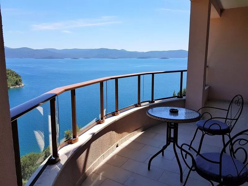Holiday villa with a beautiful panoramic sea view