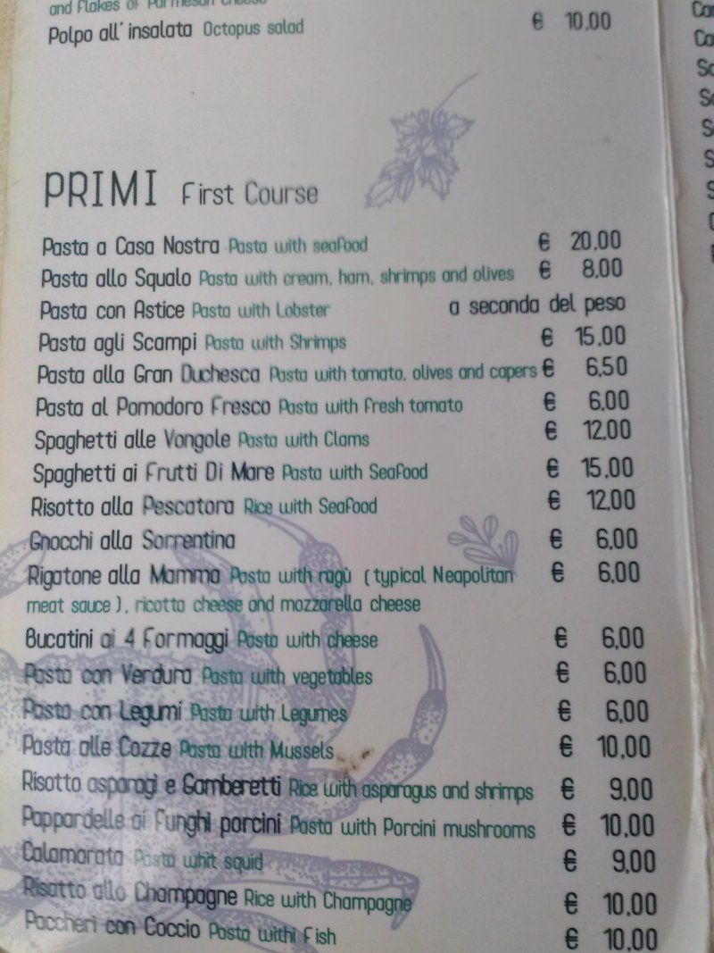 Restaurant Pizzeria Lo Squalo