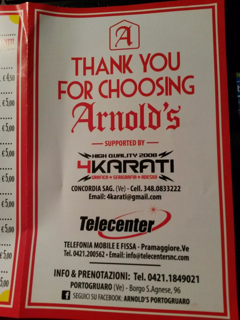 Da Arnold's