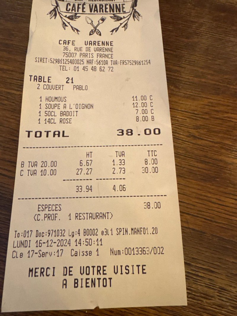 Cafe Varenne
