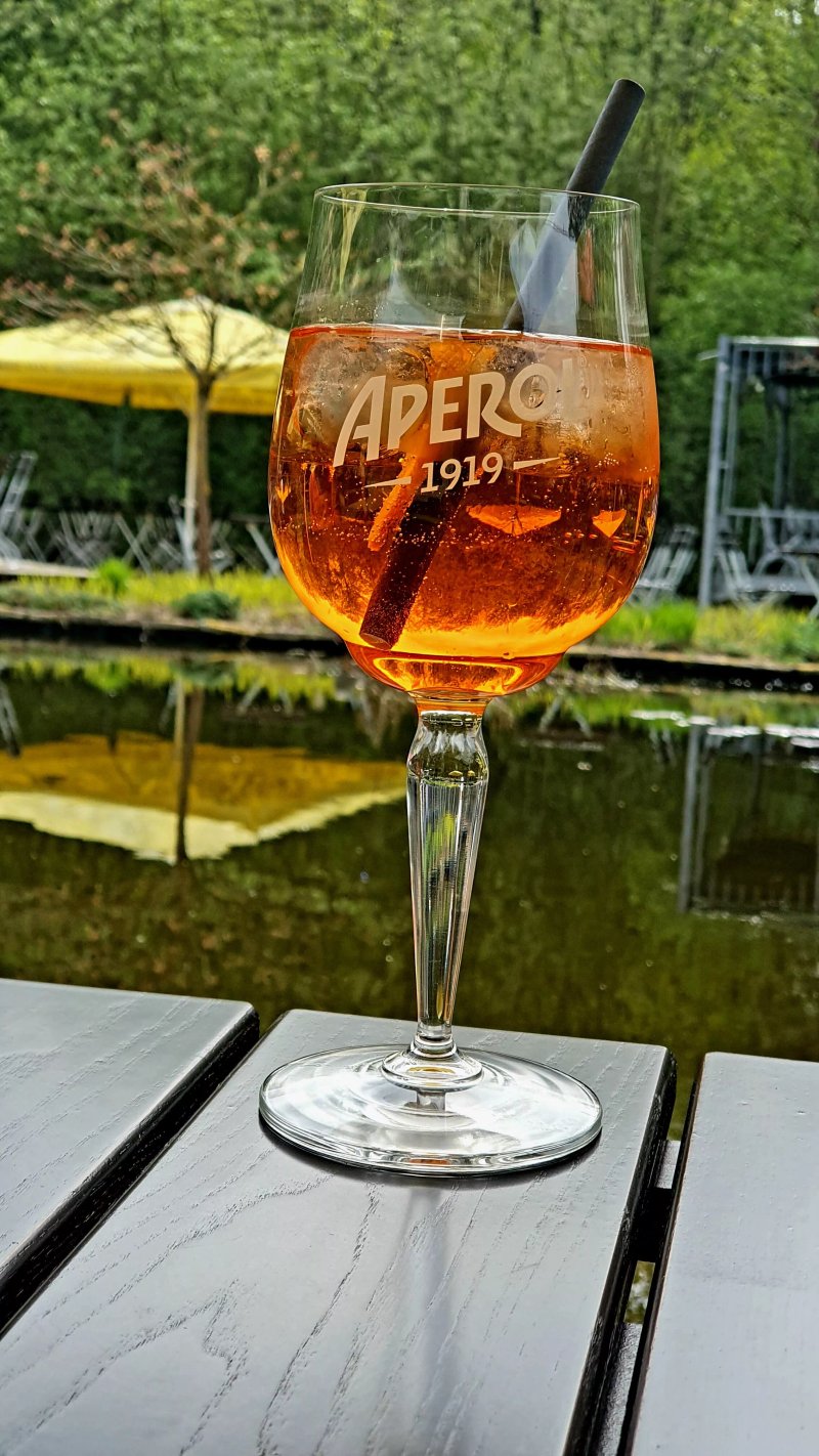 18 Grad Bier und Weingarten