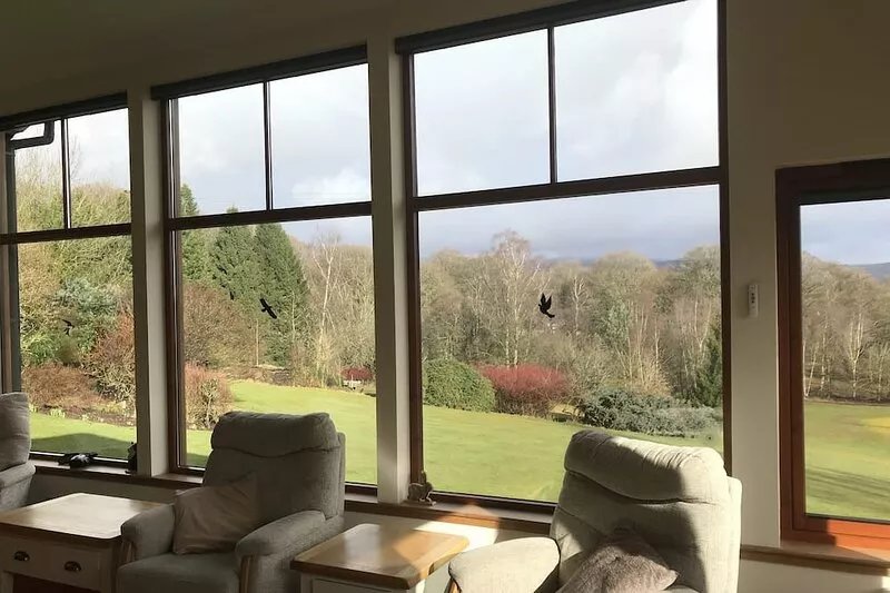 Large Bungalow With Fabulous View Overlooking Large Pond, With Views Of Crieff A