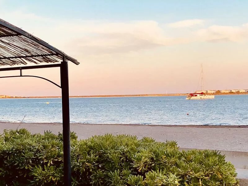 Large beachfront villa with superb views