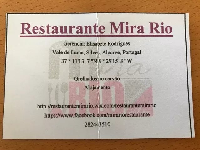 Restaurante Mira Rio