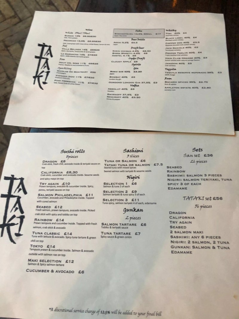 TATAKi Bar
