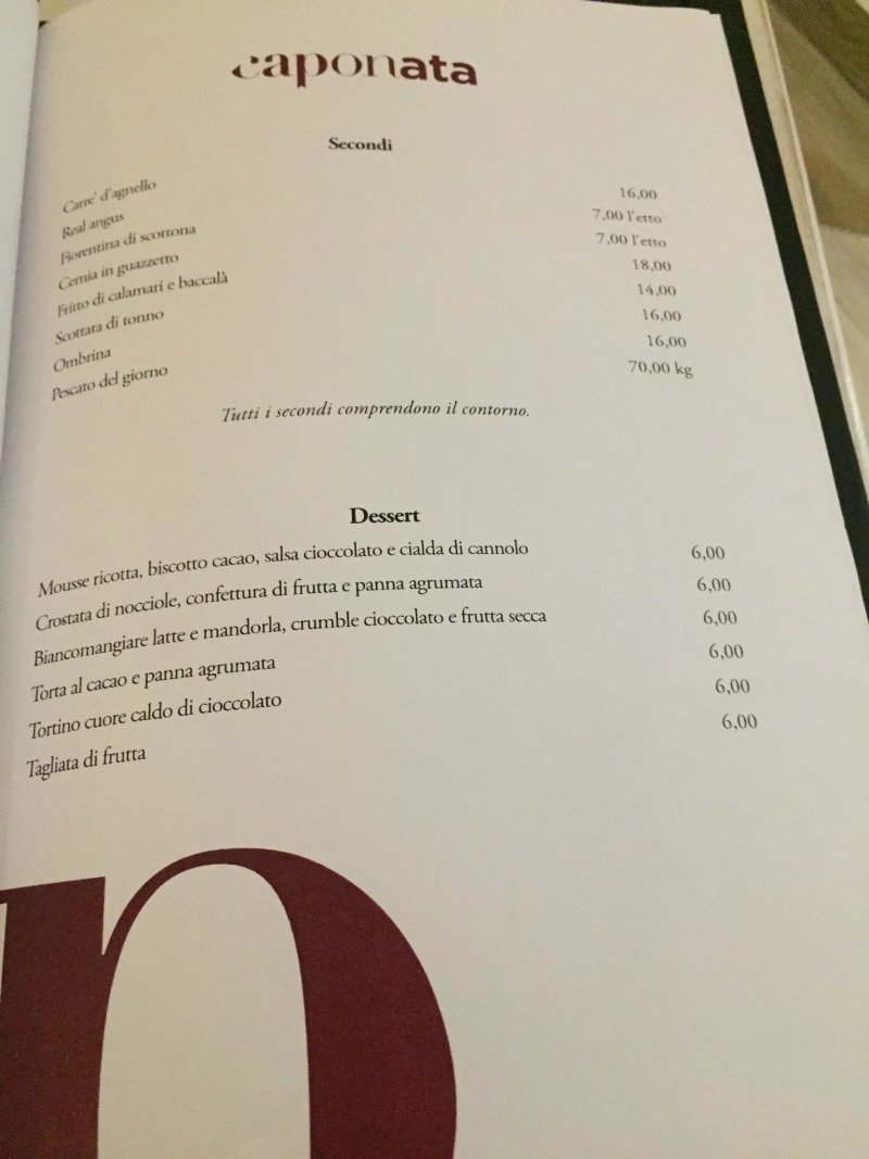 Caponata Trattoria Siciliana