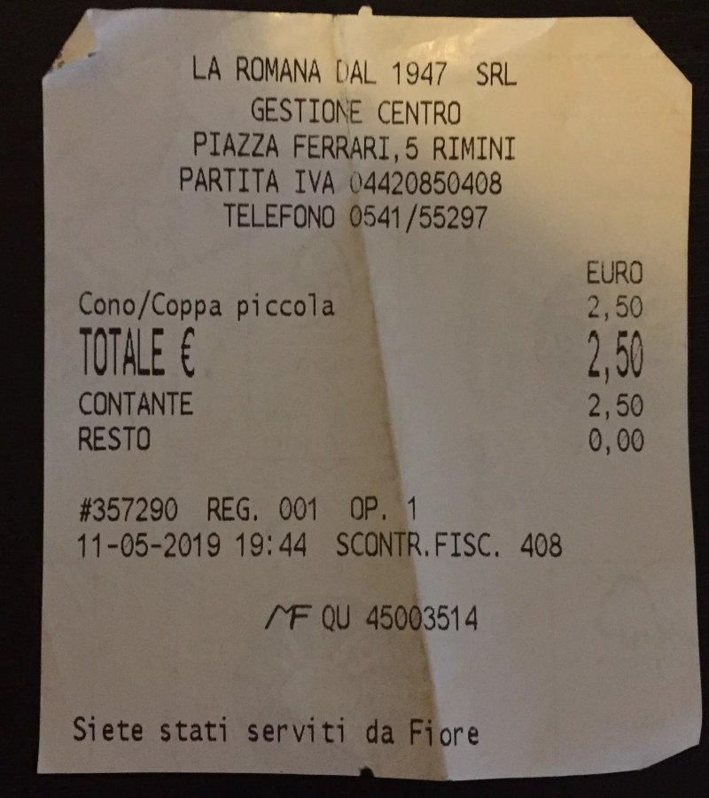 Gelateria La Romana - Rimini, CC Malatesta