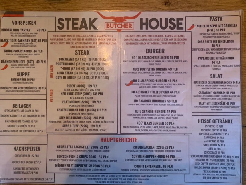 Butcher Steak House