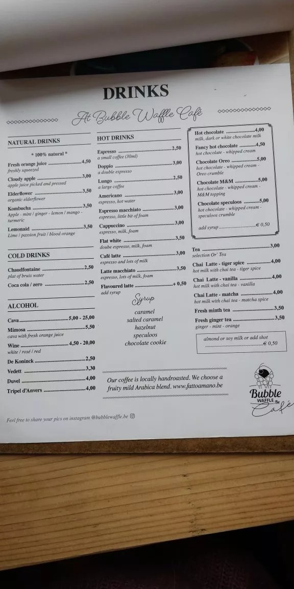 Bubble Waffle Cafe