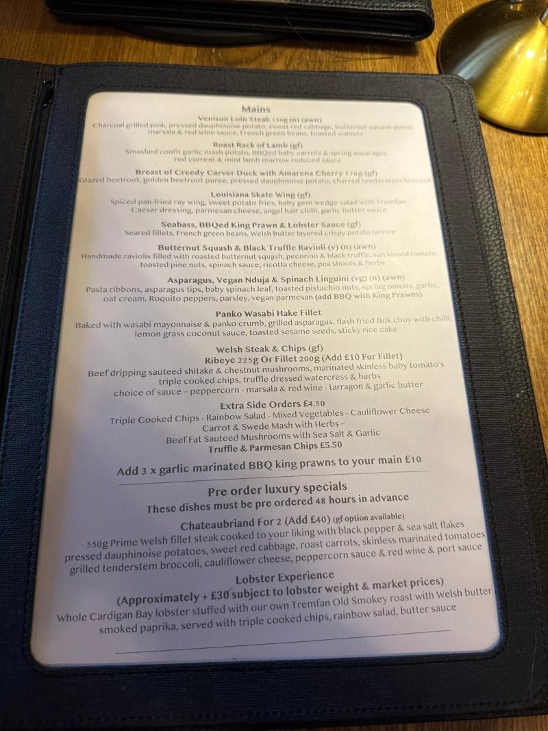 Tremfan Hall Restaurant