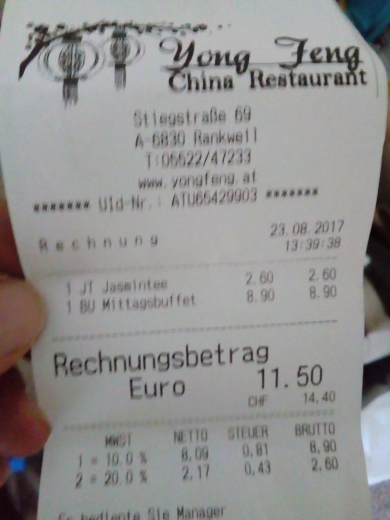 China-Restaurant Yong Feng