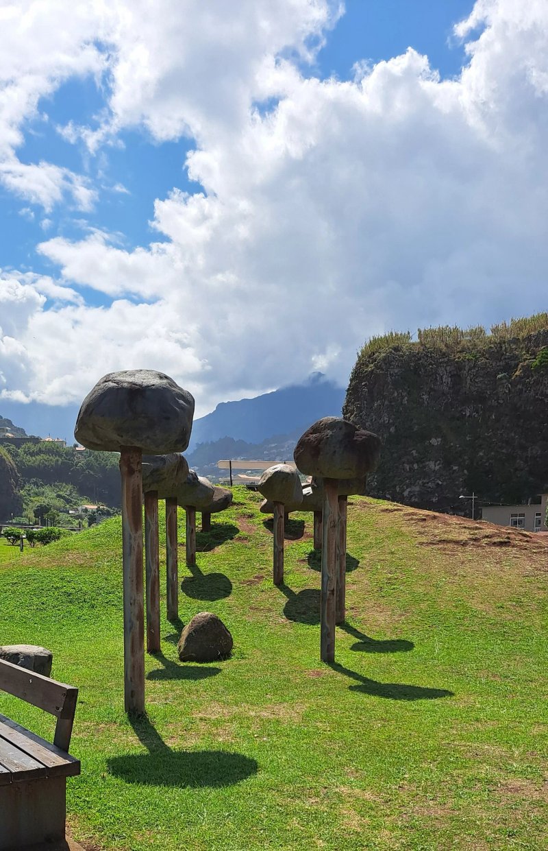 Sao Vincente Mushroom Statues
