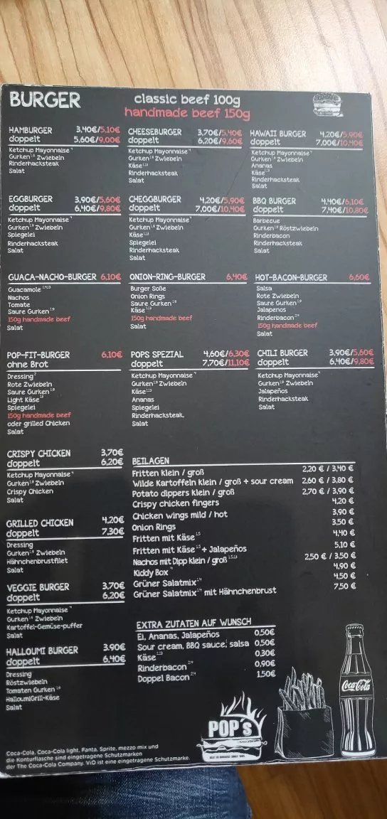 Pop's Burger