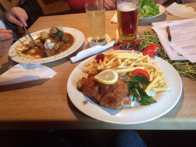 Mahlzeit beim Koch