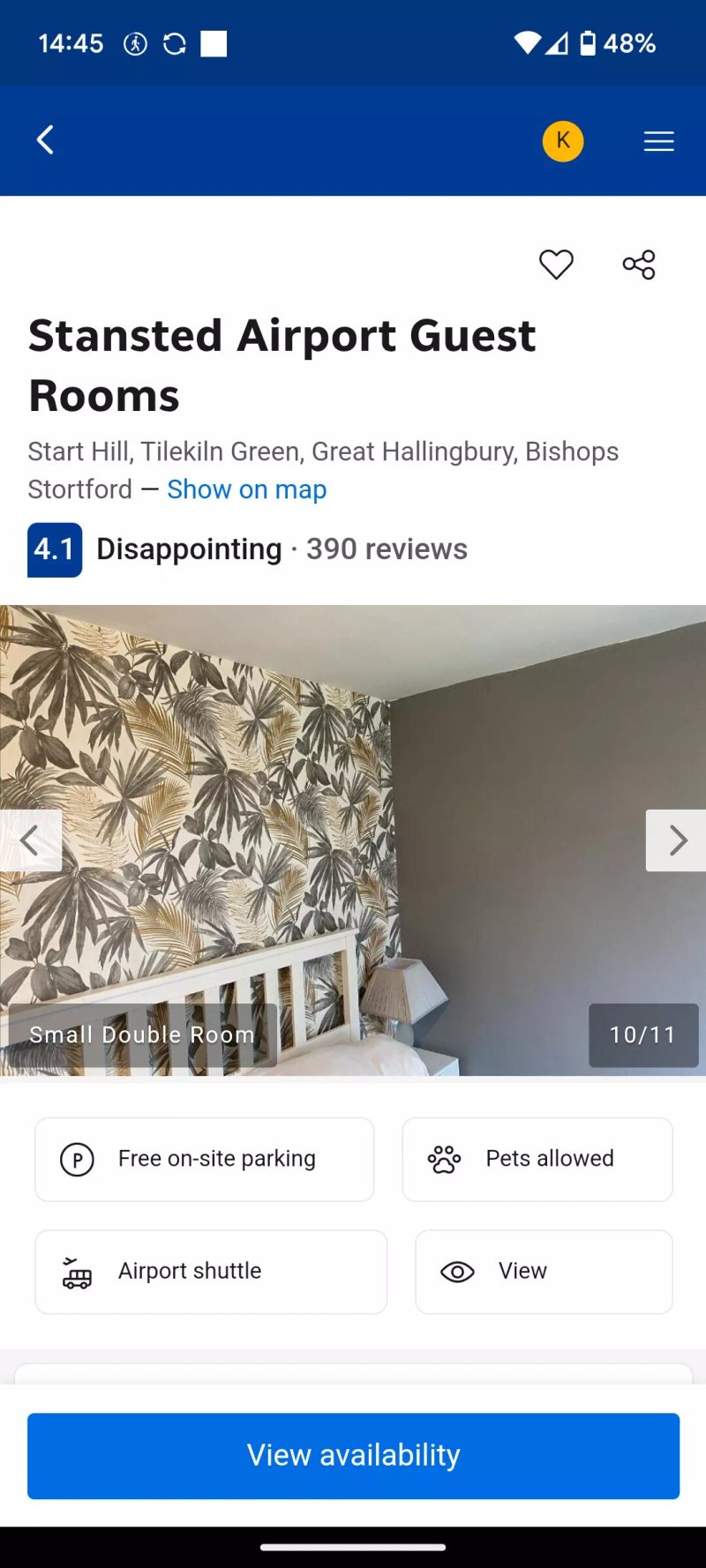 Stansted Airport Guest Rooms