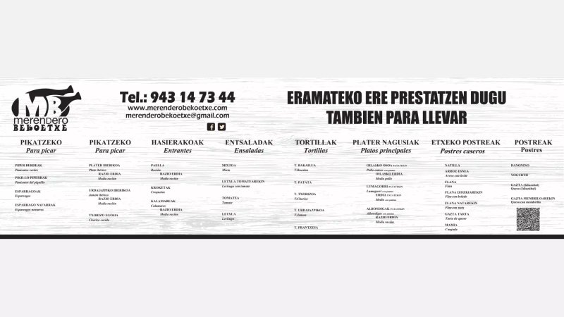 Merendero Bekoetxe Polleria