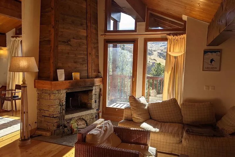 170m2 duplex apartment in Les Arcs 2000, ski in/ski out, Mont Blanc view
