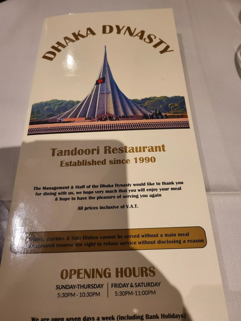 The Dhaka Dynasty Tandoori