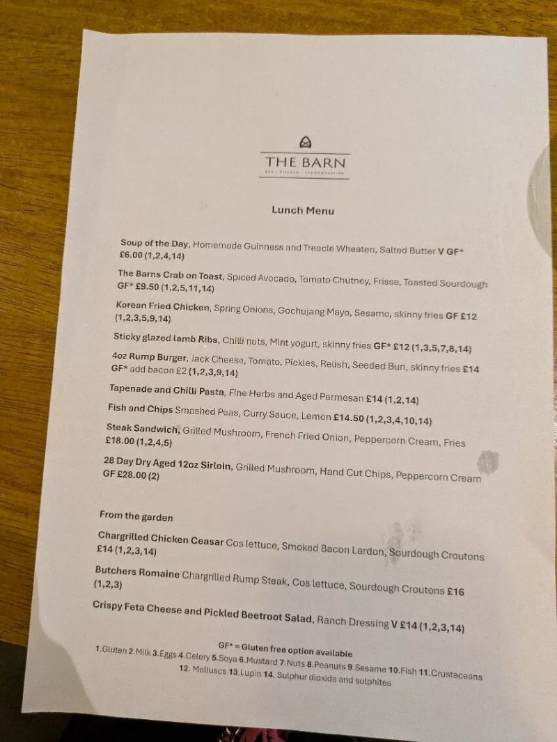 The Barn Bar and Country Kitchen