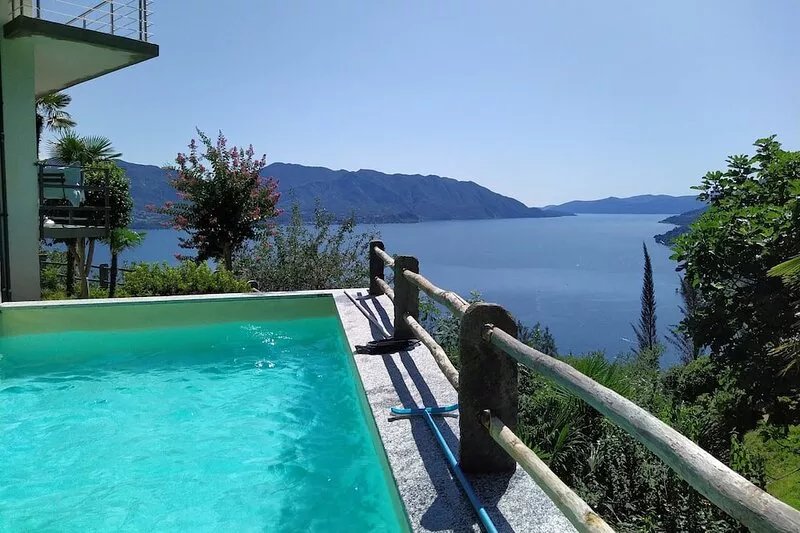 Holiday house with private pool - family vacation - Lake Maggiore - panoramic