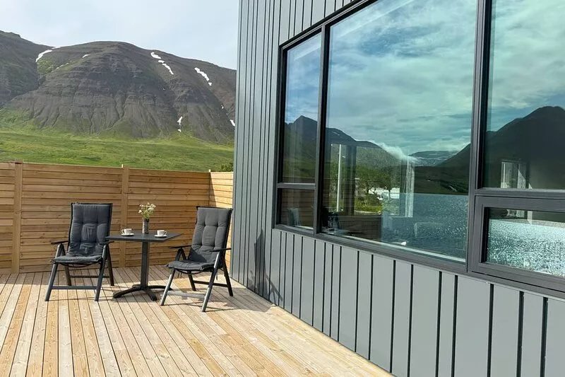 A Lakeview Villa in a small fishing village - northern part of Iceland.