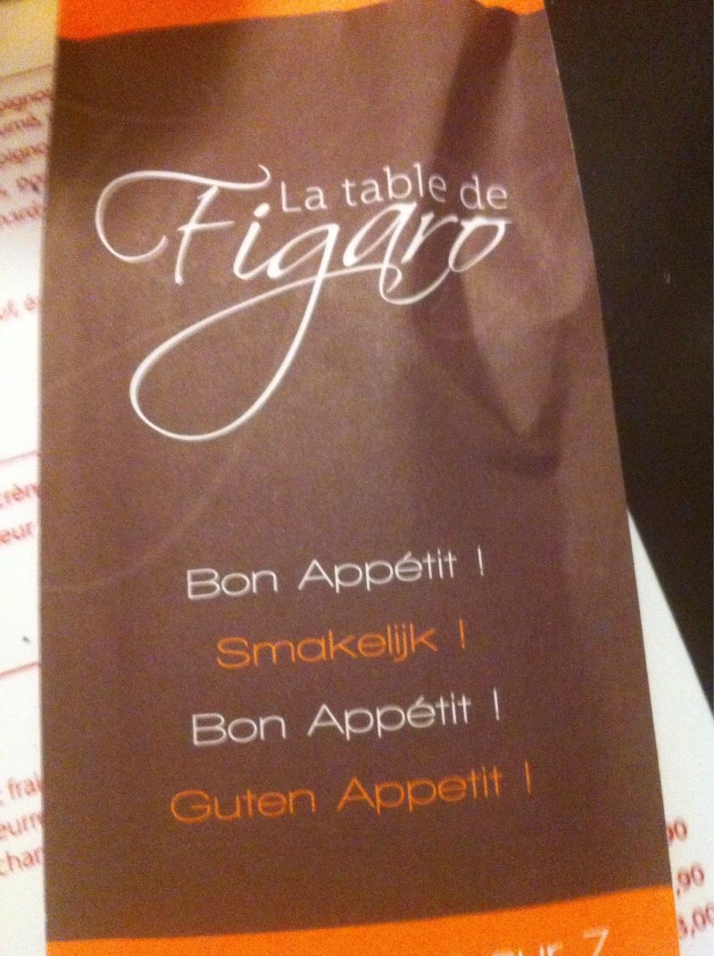 La Table De Figaro