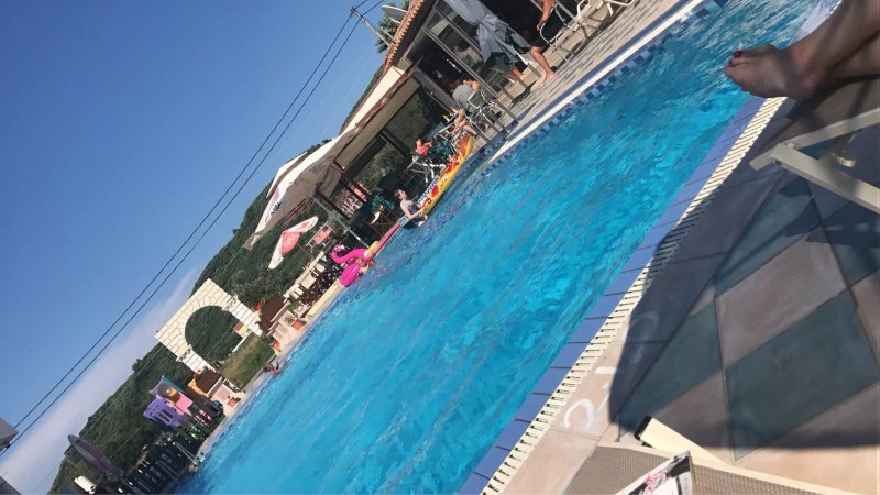 Bliss swimming pool and bar
