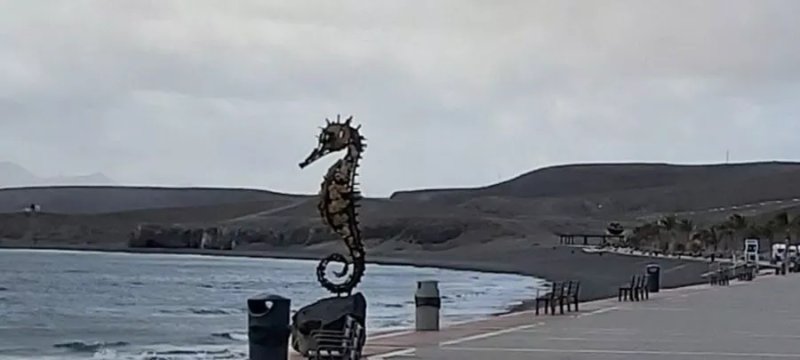 Statue Of A Seahorse