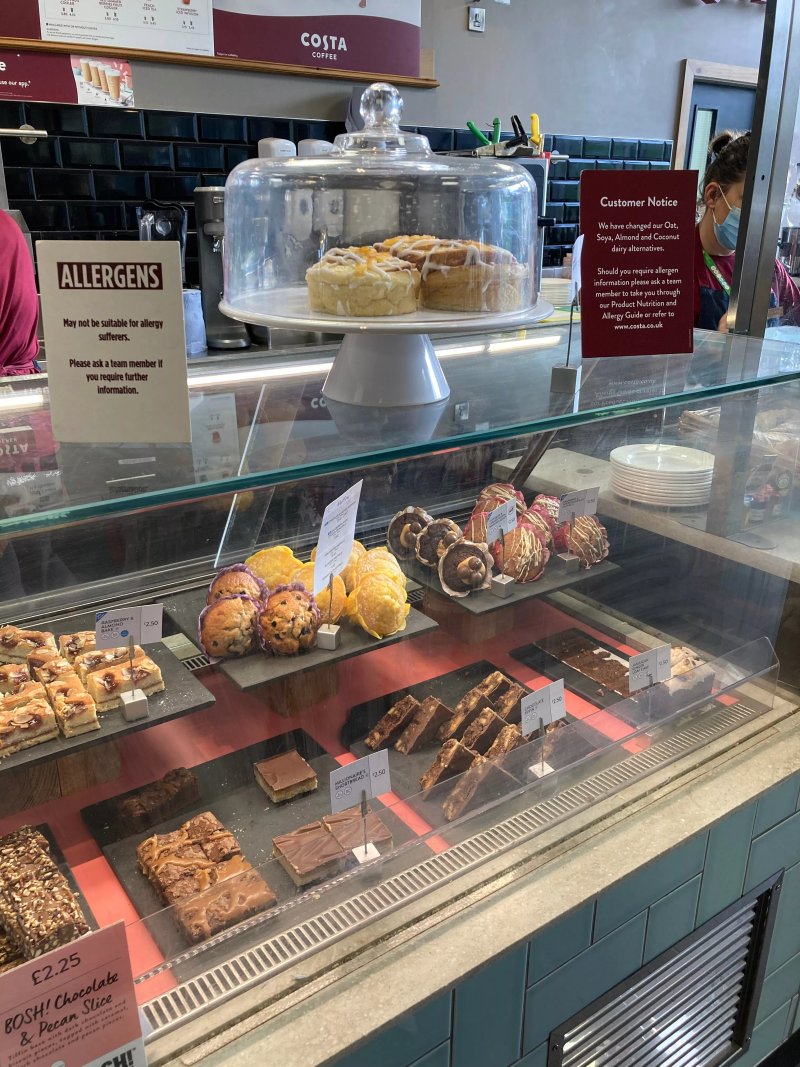 Costa Coffee, Moto Motorway Services