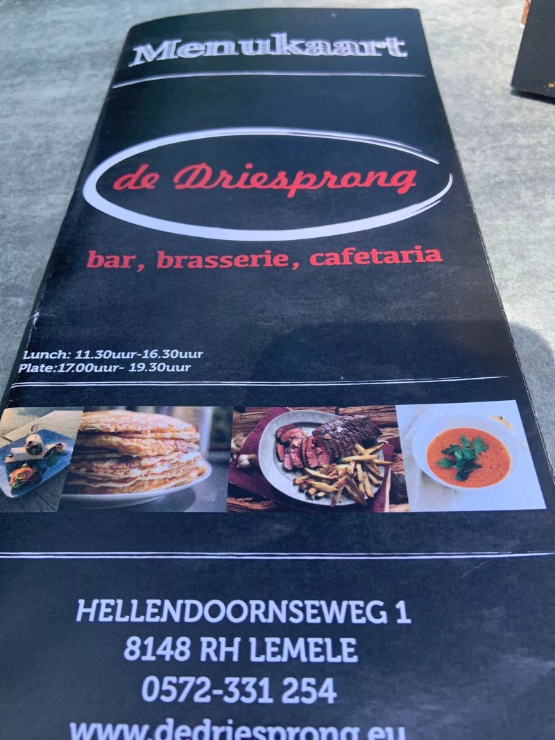 Cafe restaurant de driesprong