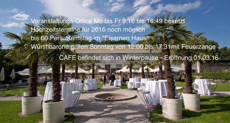 Schlosscafe im Palmenhaus
