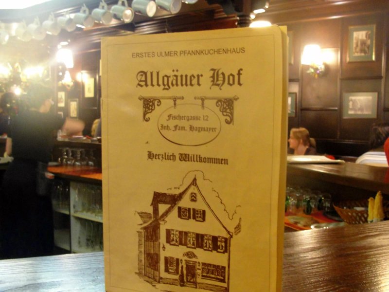 Erstes Ulmer Pfannkuchenhaus - Allgauer Hof Fam. Hagmayer
